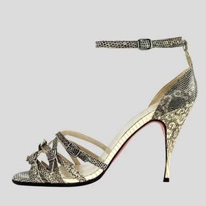 Christian Louboutin Python Sandals